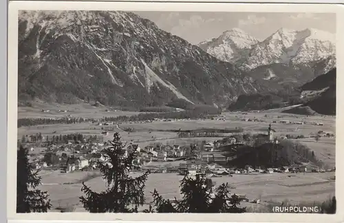 (98180) Foto AK Ruhpolding, Gesamtansicht, vor 1945