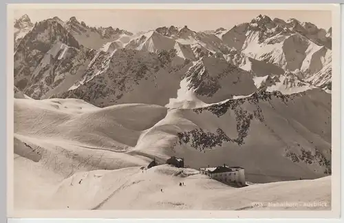 (98146) Foto AK Nebelhorn Ausblick, 1936