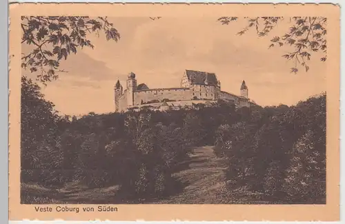 (98141) AK Veste Coburg von Süden, vor 1945