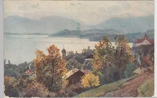 (97539) Künstler AK Tutzing, Starnberger See 1939