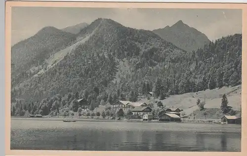 (97524) AK Urfeld, Walchensee, Herzogstand, vor 1945