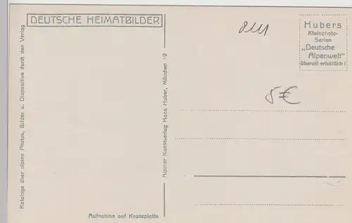 (97523) Foto AK Walchensee, Kesselbergstraße, Herzogstand, vor 1945