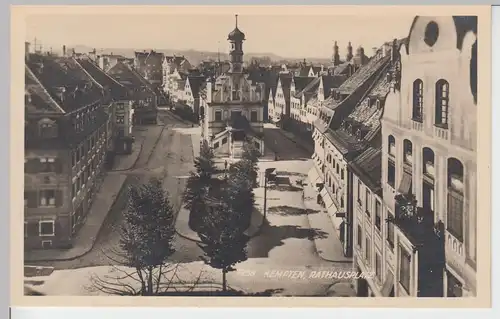 (97504) Foto AK Kempten, Allgäu, Rathausplatz, vor 1945