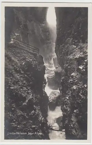 (95947) Foto AK Breitachklamm, vor 1945