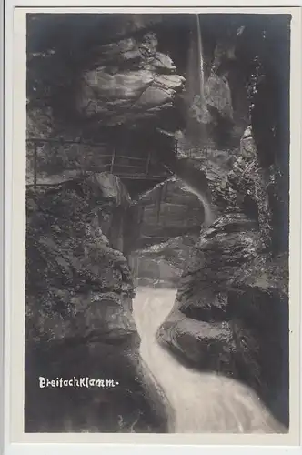 (95946) Foto AK Breitachklamm, vor 1945