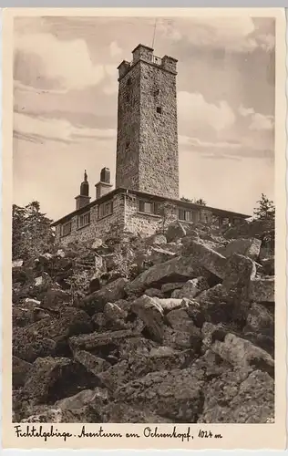 (95936) Foto AK Asenturm am Ochsenkopf, 1954