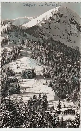 (95930) Foto AK Unterjoch im Hochallgäu, 1968