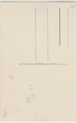 (95929) AK Leutaschklamm Wasserfall bei Mittenwald, 1934