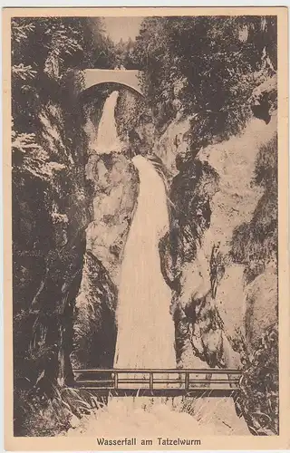 (95875) AK Wasserfall am Tatzelwurm, vor 1945