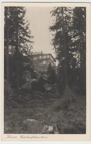 (95838) AK Kösseine, Unterkunftshaus, 1927