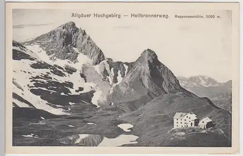 (95694) AK Heilbronner Weg, Rappenseehütte, 1915