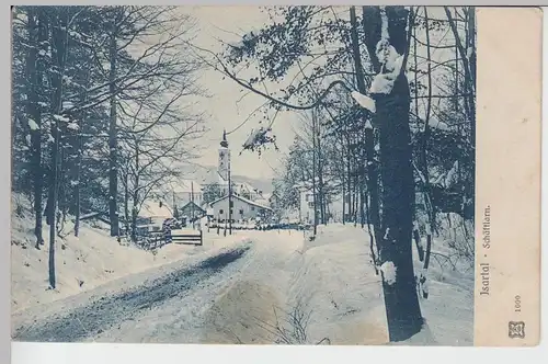 (95678) AK Schäftlarn, Wintermotiv, 1913
