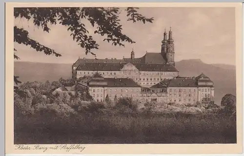 (95615) AK Kloster Banz mit Staffelberg, vor 1945