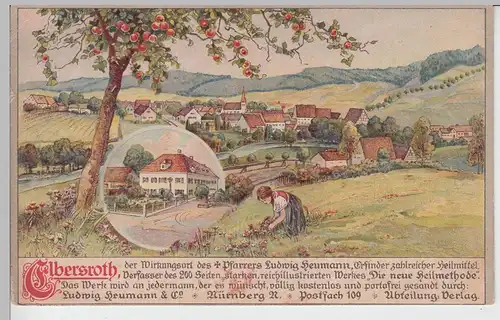 (95579) Künstler AK Elbersroth, Gesamtansicht, vor 1945