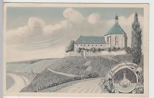 (95526) AK Vogelsburg (Volkach) b. Escherndorf, Kirche Mariä Schutz 1927