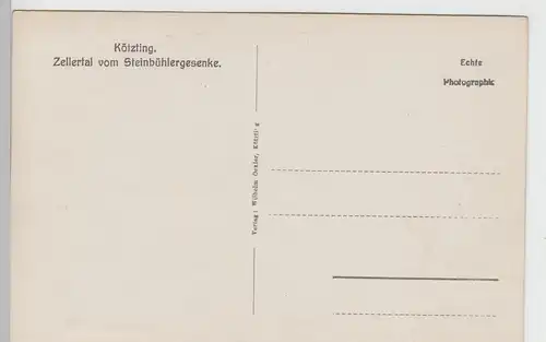(95494) Foto AK Kötzting, Zellertal vom Steinbühlergesenke, vor 1945