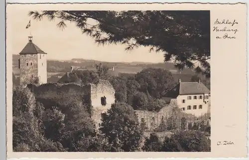 (95400) Foto AK Schloss Neuburg am Inn, vor 1945