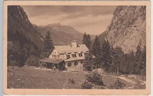 (95350) AK Wimbachtal, Jagdschloss, vor 1945