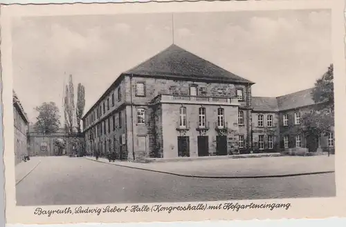 (95141) AK Bayreuth, Ludwig Siebert Halle, Kongresshalle 1933-45