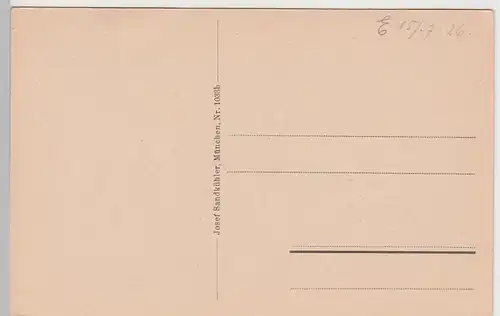 (94938) AK Grainau, Badersee, Zugspitze, Waxenstein 1926