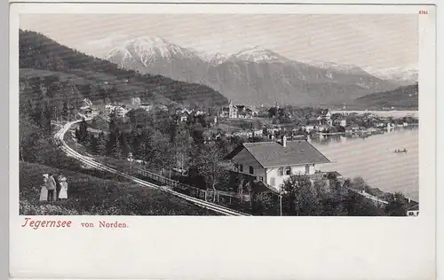(94932) AK Tegernsee von Norden, Panorama, bis 1905