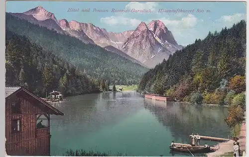 (94923) AK Rießersee, Garmisch, vor 1945