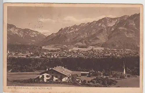 (94794) AK Bad Reichenhall, Gesamtansicht von Nonn aus, 1927