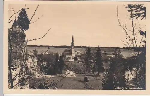 (94721) Foto AK Palling bei Traunstein, Totale vor 1945