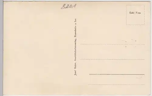 (94721) Foto AK Palling bei Traunstein, Totale vor 1945