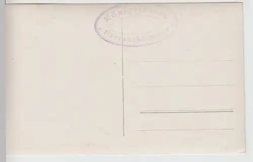 (92571) Foto AK Schloss Herrenchiemsee, vom Kanal aus, vor 1945