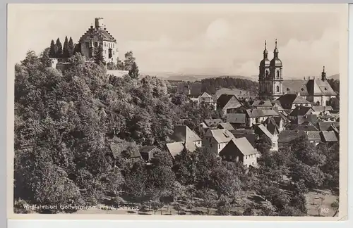 (92531) Foto AK Gößweinstein, Ansicht mit Burg