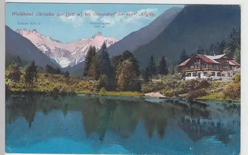 (92518) AK Christlessee, Waldhotel, vor 1945