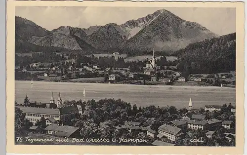 (92517) AK Tegernsee mit Bad Wiessee, vor 1945