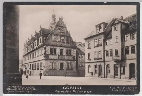 (91708) Foto AK Coburg, Gymnasium Casimirianeum, Frauenverein, um 1900