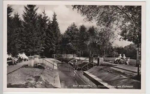 (91527) Foto AK Bad Wörishofen, Wassertretplatz am Eichwald, 1941
