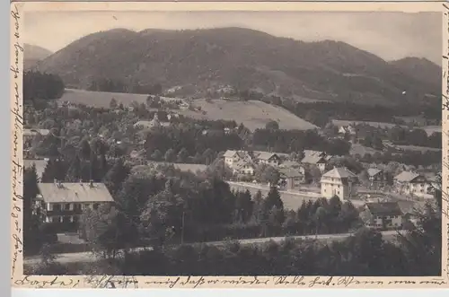 (91526) AK Bad Tölz, Badeteil mit Blomberg 1928