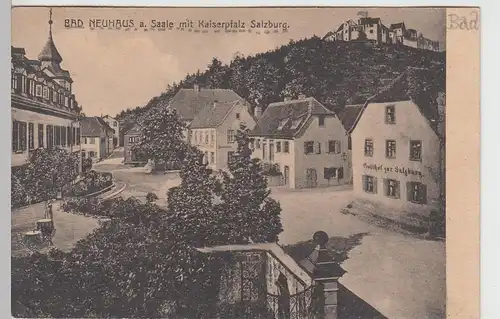 (91505) AK Bad Neuhaus, Saale, Kaiserpfalz Salzburg 1921