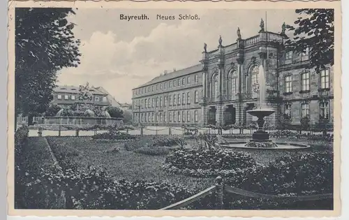 (89816) AK Bayreuth, Neues Schloss 1931