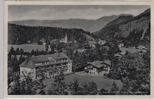 (87830) AK Kreuth, Oberbayern, Dr. Mays Waldsanatorium, Feldpost 1943