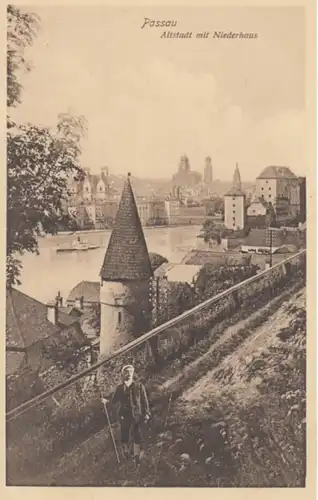 (876) AK Passau, Altstadt, Niederhaus, vor 1945