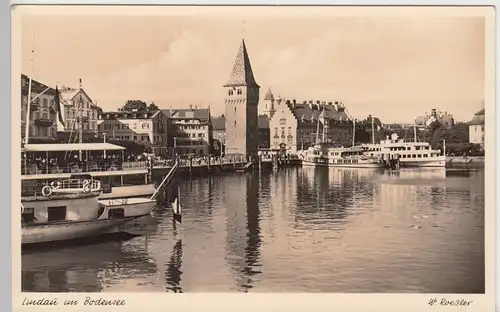(85006) Foto AK Lindau im Bodensee, Panorama
