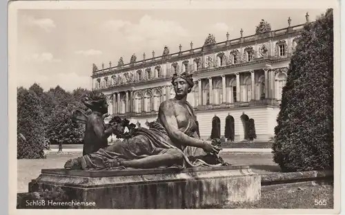 (84921) Foto AK Schloss Herrenchiemsee, 1942