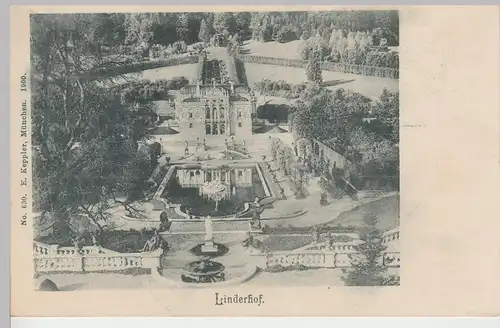 (84862) AK Kgl. Schloss Linderhof, 1900