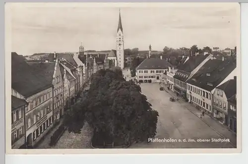 (84766) Foto AK Pfaffenhofen a.d. Ilm, oberer Stadtplatz vor 1945