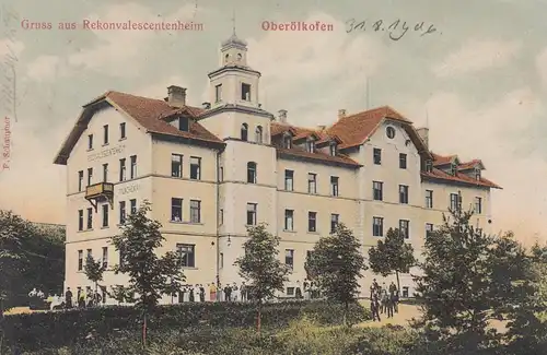 (83761) AK Oberölkofen, Rekonvalescentenheim, 1906