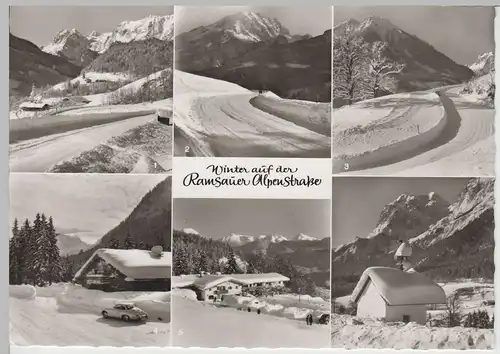 (83239) Foto AK Ramsauer Alpenstraße, Mehrbild, Reiteralpe, nach 1945