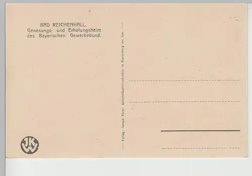 (82843) AK Bad Reichenhall, Speisesaal d. Genesungs- u. Erholungsheim