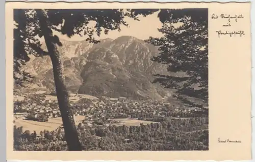 (8265) Foto AK Bad Reichenhall, Panorama, Predigtstuhl 1941