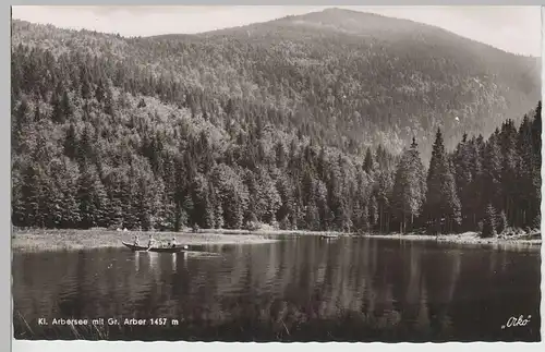 (82617) Foto AK Großer Arber, Kleiner Arbersee, nach 1945