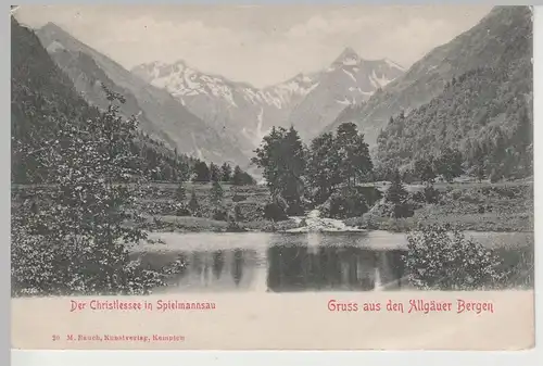 (81781) AK Christlesee in Spielmannsau, bis 1905 (gel. 1915)